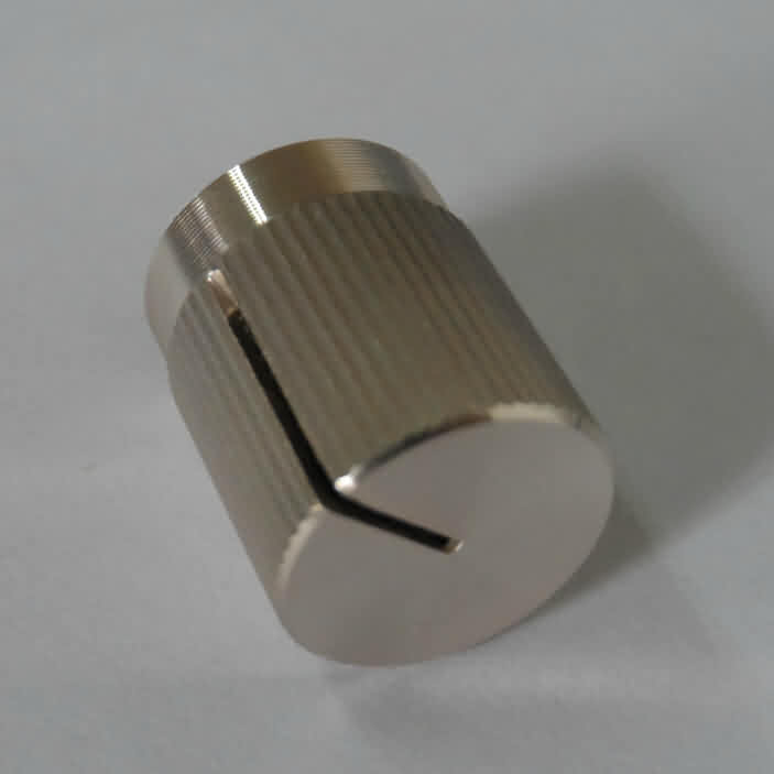 Poly-Aluminum Snap-in Rotary Knob - OD: 13mm / H: 16mm