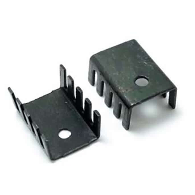 Small Heat Sink without Pin for TO-220 Package Semiconductors 