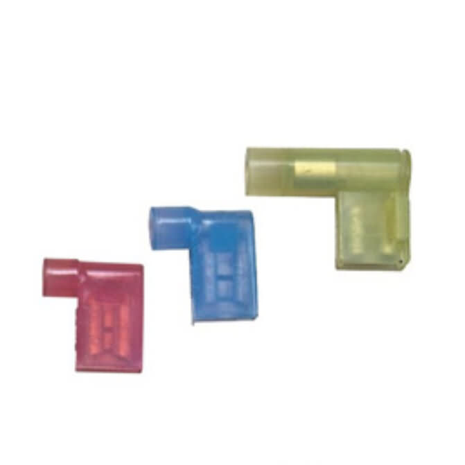 Fully Insulated Flag Style Quick-Disconnect Terminals - Female