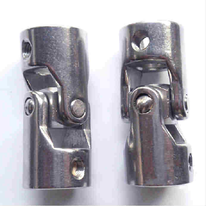 Stainless Single Cardan Joints without keyway - L: 55mm OD: 22mm