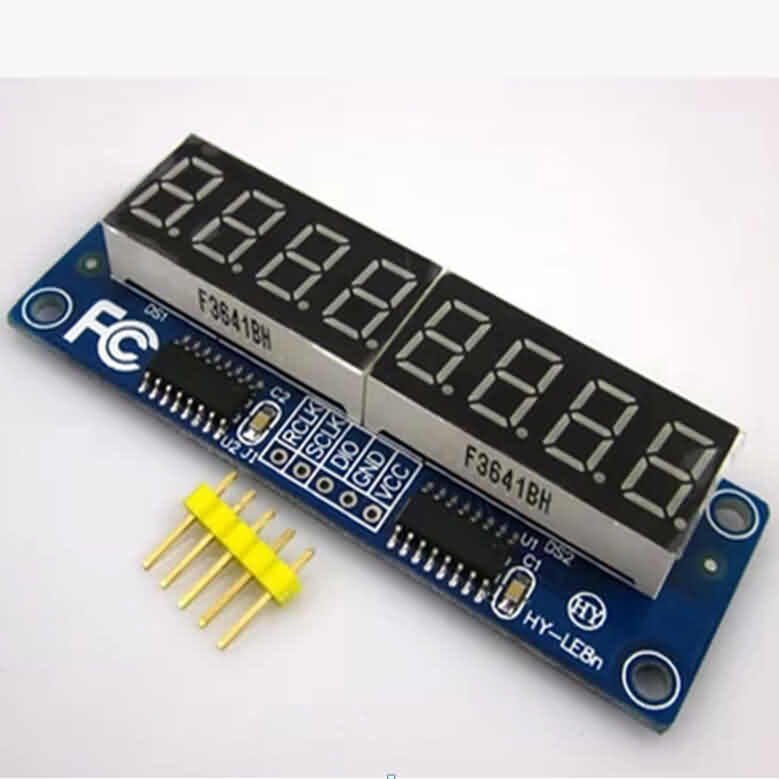 7-segment 8-digit LED Display Kit - Common Anode