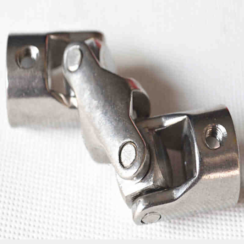 Stainless Double Cardan Joints without keyway - L: 88mm OD: 25mm