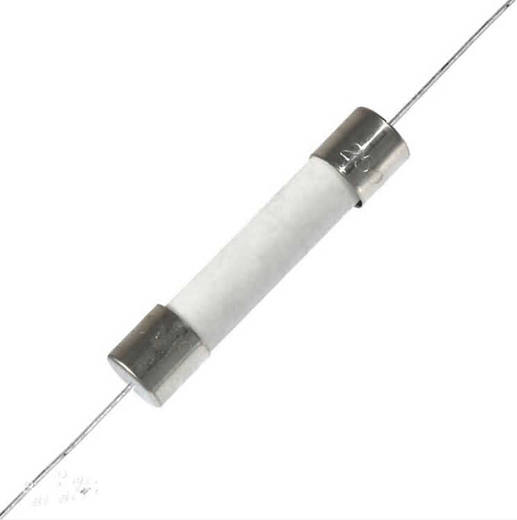 Ceramic Current Fuse Tube with Leads - 0.5~20A/250V / 5 * 20mm