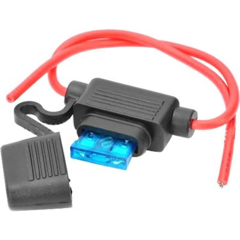 In-line Waterproof Fuse Holder - Current resistance: 15A(Medium size)