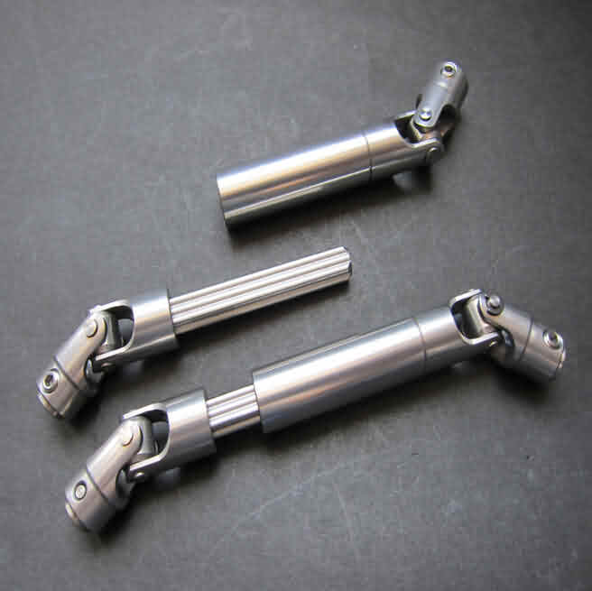 Stainless Elastic Universal Joints without keyway - ID: 5mm / OD:12mm /L: 70~150mm