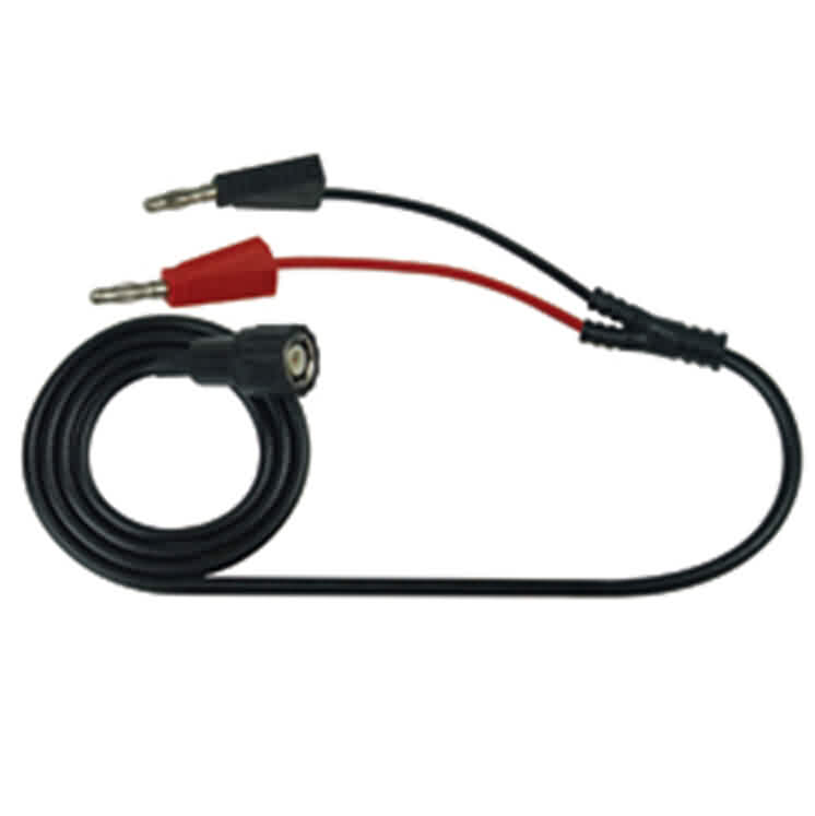 Male BNC Connector with Stackable 4mm Banana Plug Test Lead