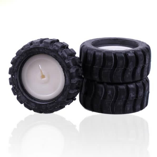 Rubber Tire with ABS Hub Wheel / OD: 43mm
