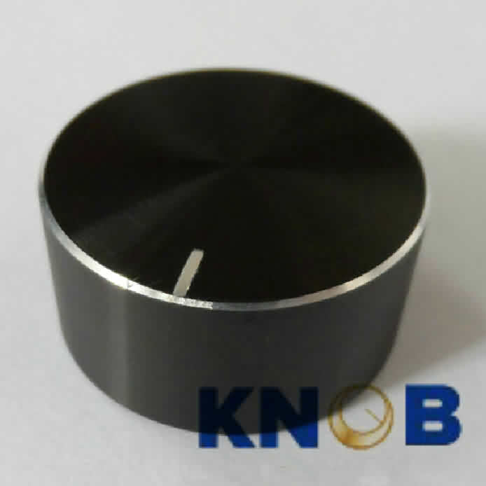 Poly-Aluminum Snap-in Rotary Knob - OD: 30mm / H: 15mm