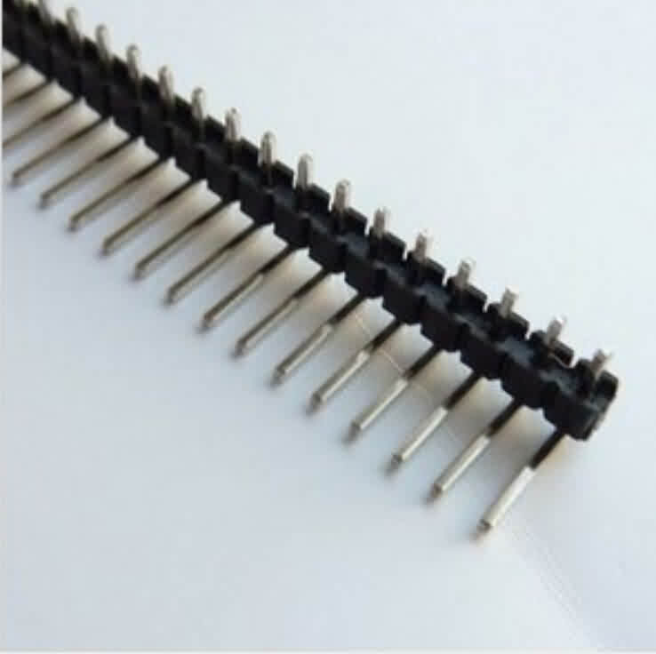 2.54mm Right Angle Breakaway Header -Pin: 40 / Single Row / Square Pin 